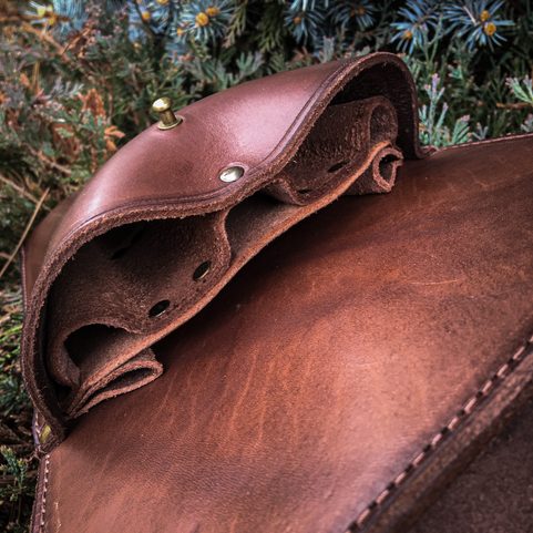 LEDER GÜRTEL CASE FÜR 3 WURFMESSER