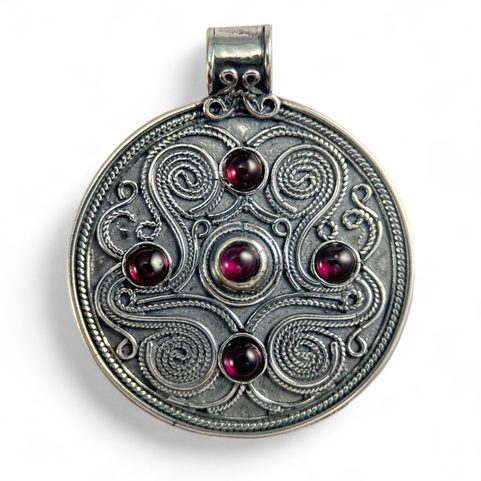 BATTERSEA, BRITISCHER LUXUSSCHMUCK MIT EDELSTEINEN, SILBER 925, 12 G