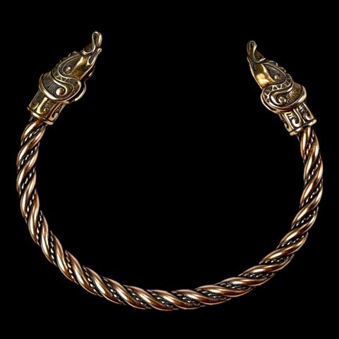 MIDGARDSORMR, WIKINGER-ARMBAND, BRONZE