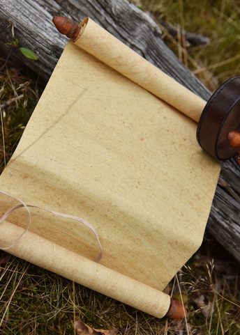 CAPSULA, LEATHER ROMAN HOLDER FOR 3 SCROLLS