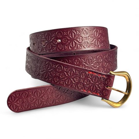 GOTHICA MOTIF MÉDIÉVAL, CEINTURE EN CUIR