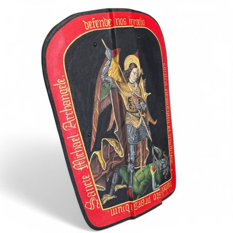 PAINTED MEDIEVAL SHIELD - GEORGE