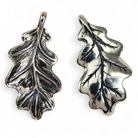FEUILLE DE CHÊNE, PENDENTIF, ARGENT 925