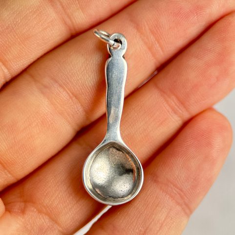 SPOON, STERLING SILVER PENDANT