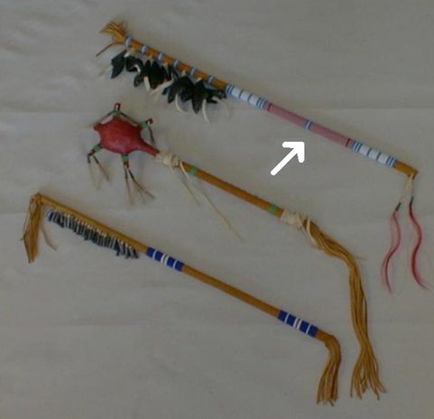 CEREMONIAL NATIVE INDIAN RATTLE