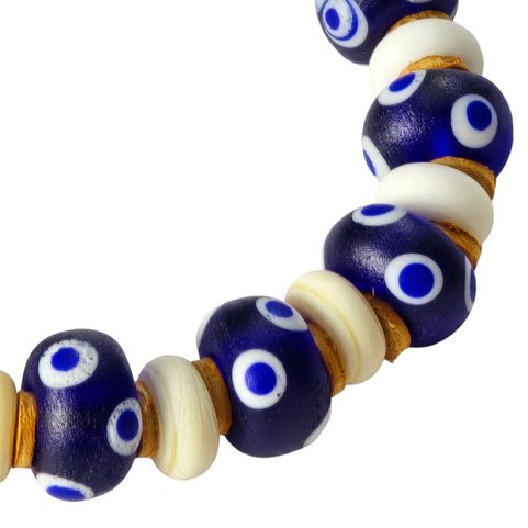 BRACELET, CELTIC GLASS BEADS, REPRODUCTION