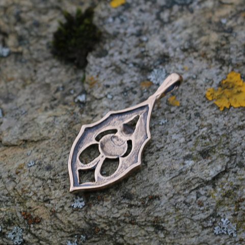 ALBA - SCOTTISH THISTLE, PENDANT, BRONZE