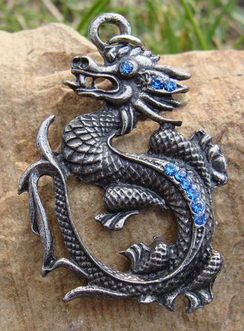 DRAGON PENDANT, ICE