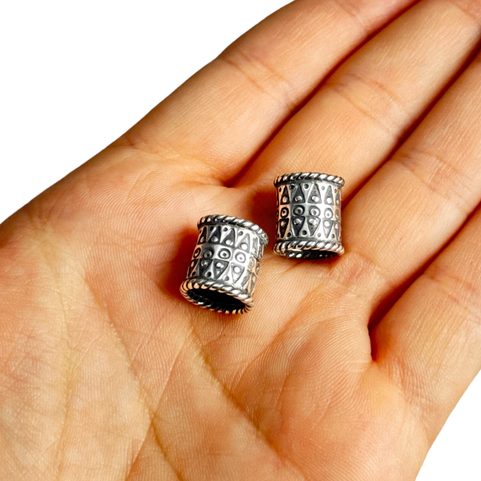 BAGUE DE BARBE VIKING, ARGENT STERLING
