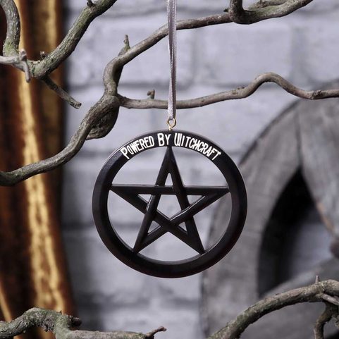 WICCA - PENTAGRAM WEIHNACHTSSCHMUCK 7CM
