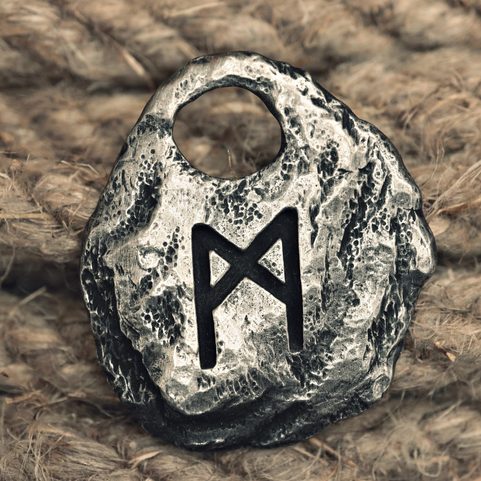 MANNAZ - RUNE PENDANT