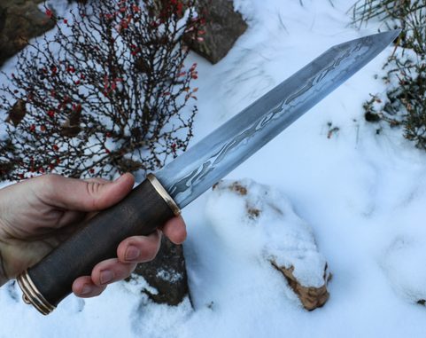 NJÖRD, SAX, DAMASCUS STEEL