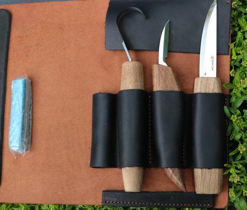 SET D'OUTILS DE SCULPTURE EN BOIS POUR LA SCULPTURE DE CUILLÈRES - S13X