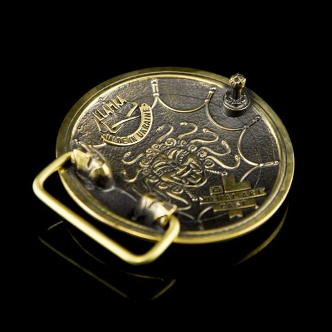 SPARTA - BOUCLIER, BOUCLE DE CEINTURE, LAITON