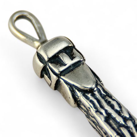 SVETOVID - MASSIVE SILVER AMULET, SILVER 925, 17 G