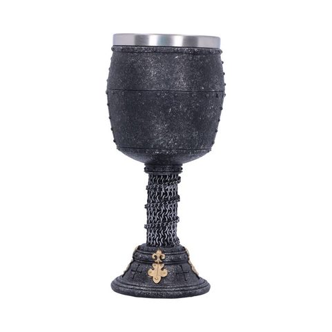 CRUSADER MEDIEVAL KNIGHT CHAINMAIL WINE GOBLET