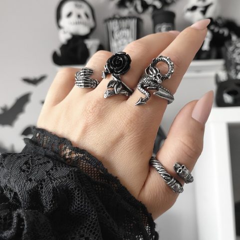 DRAGONS LURE, RING, ALCHEMY GOTHIC