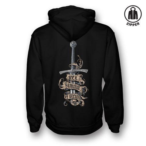 AUDENTES FORTUNA IUVAT, SIR RADGZIG SWORD SWEATSHIRT