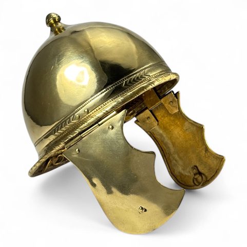 CELTIC HELMET MONTEFORTINO - DE LUXE, BRASS, REPLICA