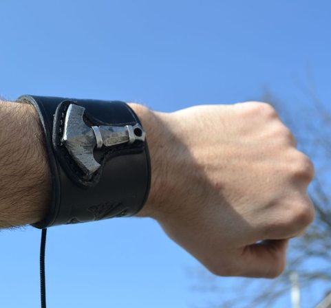 WIKING ROCKER, LEDERARMBAND DER WIKINGER