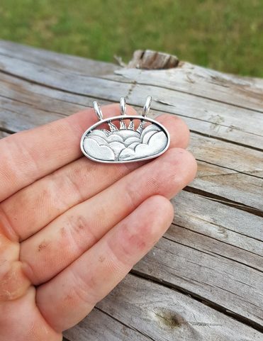 THE SKY, SILVER PENDANT