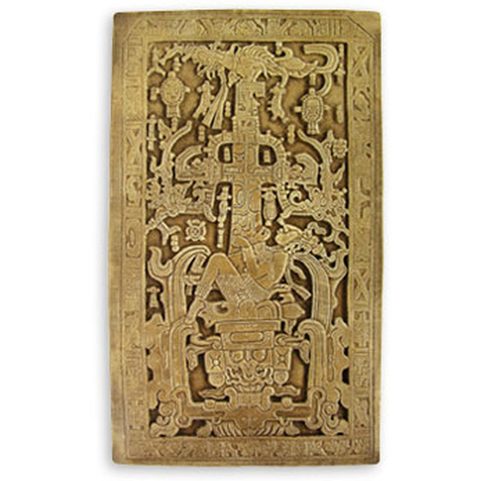 SARCOPHAGUS FROM PALENQUE, WALL DECORATION