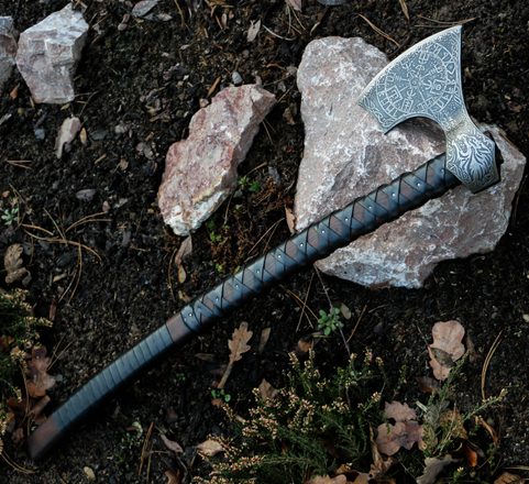 FENRIR, ETCHED VIKING AXE