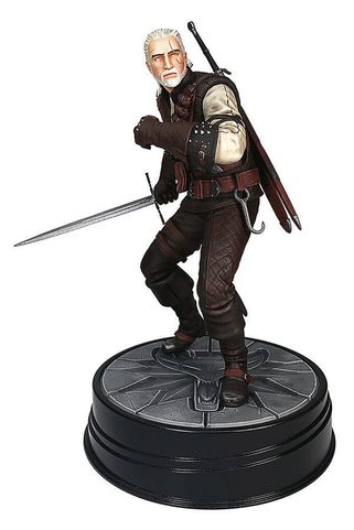 WITCHER 3 WILD HUNT PVC STATUE GERALT MANTICORE 20 CM