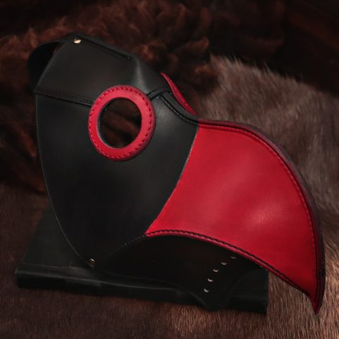 PLAGUE DOCTOR, LEATHER MASK