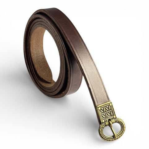 ROMAN BELT WITH BRONZE BUCKLE