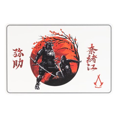 ASSASSIN'S CREED SHADOWS BLOSSOMS METAL SIGN