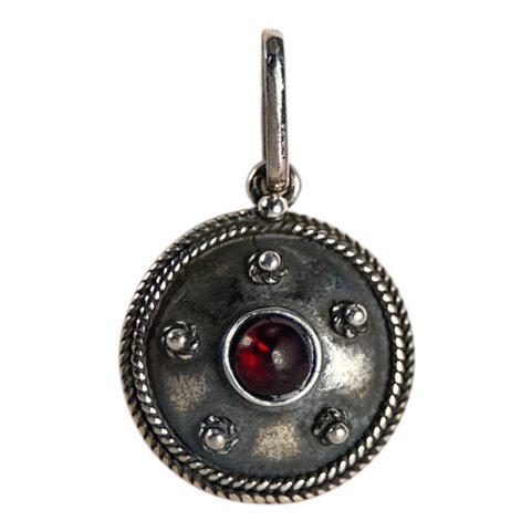 ANTICA ROMA, PENDENTIF EN ARGENT AVEC UN JOYAU