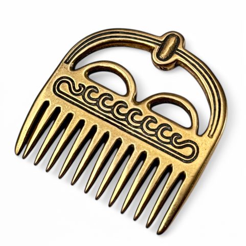 VIKING AGE BRONZE COMB, DENMARK