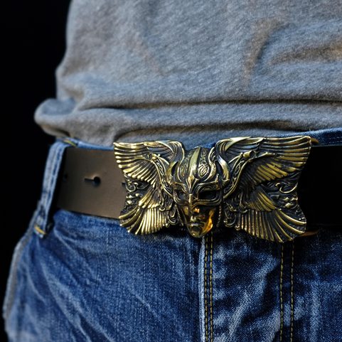 VALKYRIE, BOUCLE DE CEINTURE, LAITON