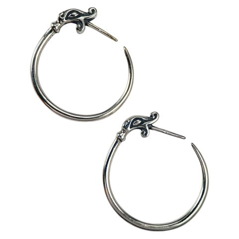 DRAGONS - SILVER EARRINGS, REPLICAS GOLDEN HORDE AG 925
