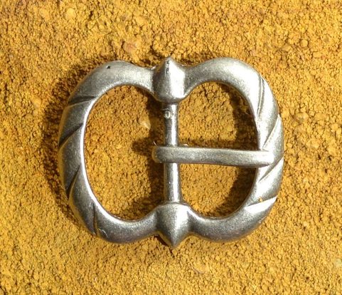 BOUCLE DE CEINTURE - ÉTAIN