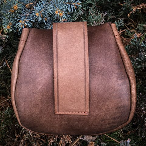 CERNUNNOS, LEATHER MEDIEVAL BAG