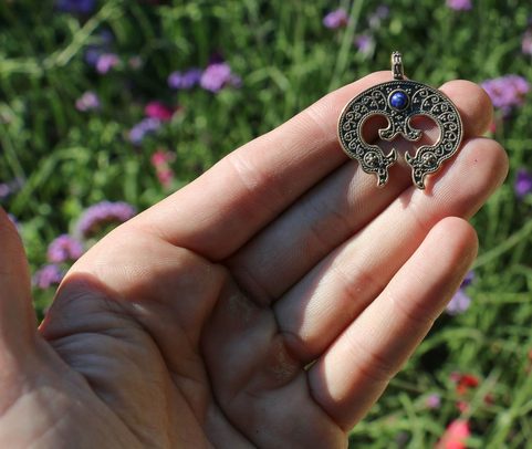 GRANDE LUNE MORAVE - PENDENTIF, BRONZE, NITRA