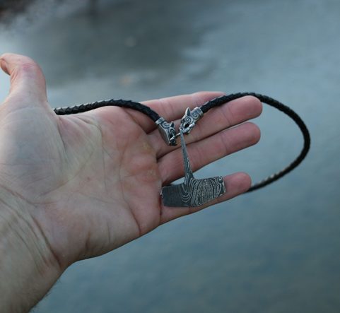 HEIMIR, THOR'S HAMMER, DAMASCUS STEEL - BOLO