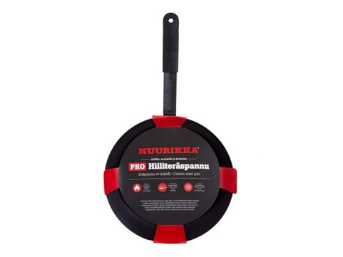 MUURIKKA BLACK CARBON STEEL PAN 30 CM, FINLAND