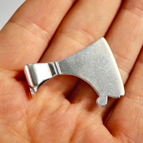 RUSLAV, MEDIEVAL AXE, SILVER PENDANT