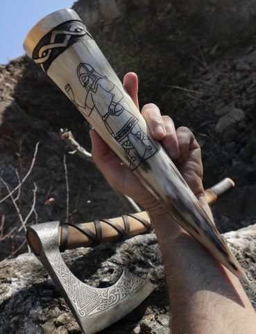 SKÅL VIKING DRINKING HORN 0.3 L