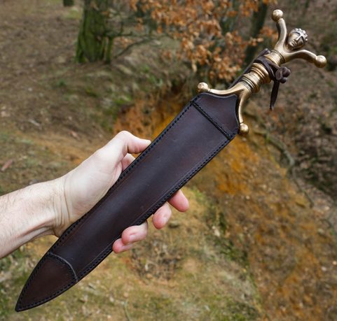 MAEG, CELTIC ANTHROPOMORPHIC BRONZE DAGGER