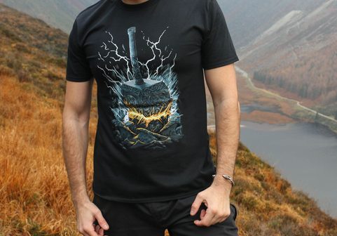 MARTEAU DE THOR - MJOLLNIR, T-SHIRT, HOMMES
