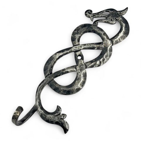 VIKING   DRAGON, FORGED HOOK / KEY HOOK - LEFT
