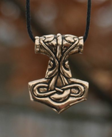TÓR, THORS HAMMER, PENDANT, BRONZE