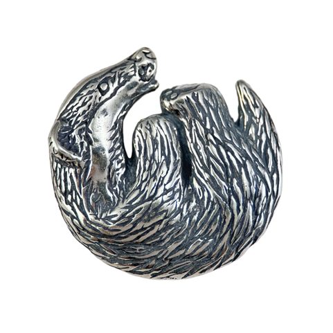 HÉRISSON - PENDENTIF, ARGENT