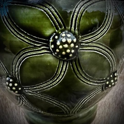 MEDIEVAL CUP WITH RASPBERRY DECOR 300ML