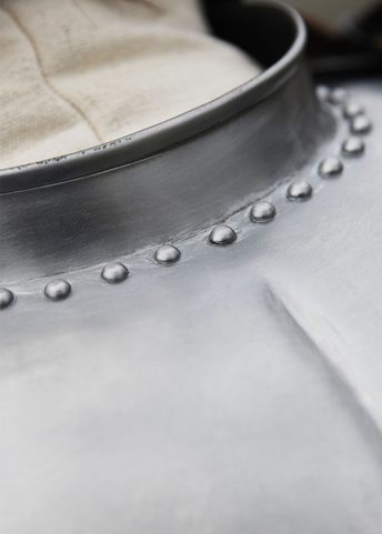 MEDIEVAL GORGET, 1.2 MM STEEL