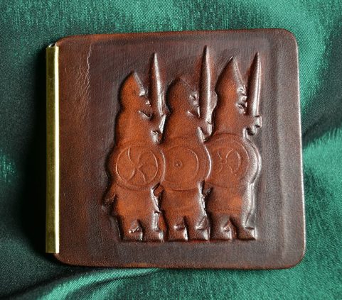 VIKING WARRIORS, LEATHER WALLET